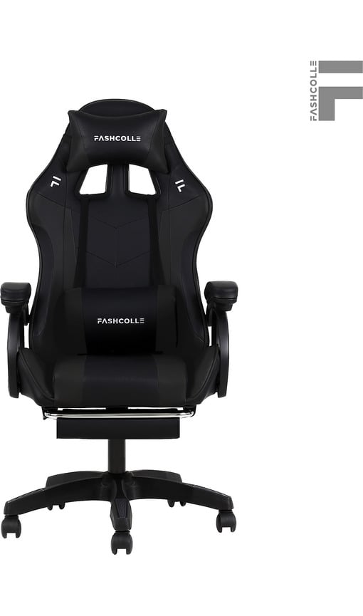 FASHCOLLE Dynamic Black Masajlı Oyuncu Koltuğu Siyah