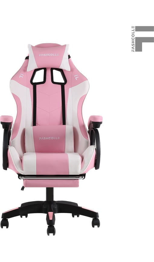 FASHCOLLE Dynamic Pink Masajlı Oyuncu Koltuğu Pembe