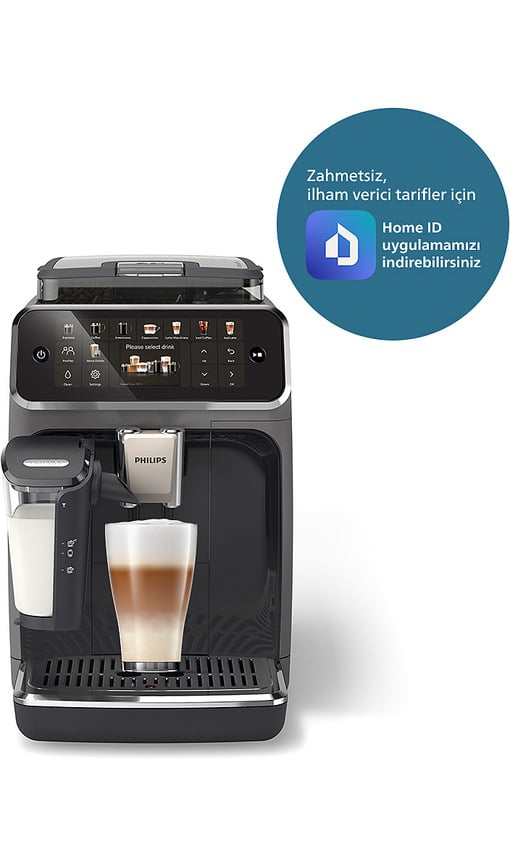 PHILIPS EP5544/50 Tam Otomatik Espresso Makinesi Gri Siyah