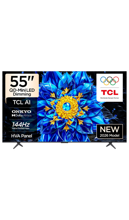 TCL 55P8L 55 inç 140 Ekran Uydu Alıcılı Smart 4K Premium Google QD MiniLED TV