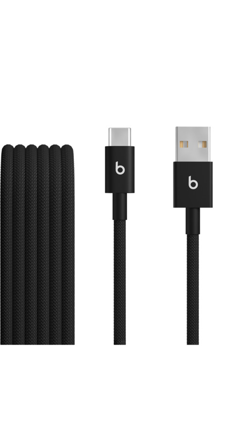 BEATS MDGA4EE/A USB-A -USB-C Örgü Kablo (1.5 M) Jet Siyah