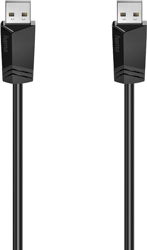 HAMA HM.200601 USB 2.0 A Fiş - A Fiş 1.8m USB Kablo Siyah