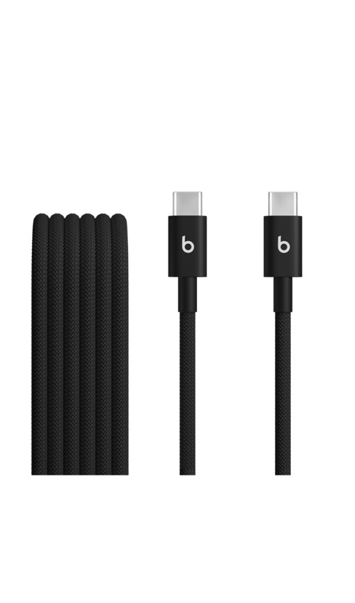 BEATS MDGG4EE/A USB-C -USB-C Örgü Kablo (1.5 M) Jet Siyah